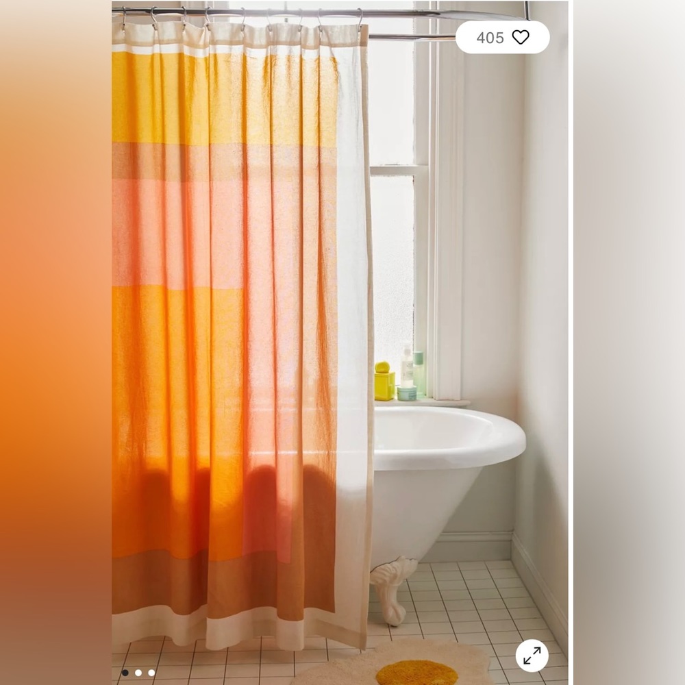 Urban Outfitters Kiko Shower Curtain O/S